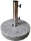 Samuel ALEXANDER 25kg Grey And White Granite Parasol Stand Base Heavy Duty Large Garden Parasols Umbrella Holder Stand For Sun Garden Shade 36mm to 49mm Parasol Pole