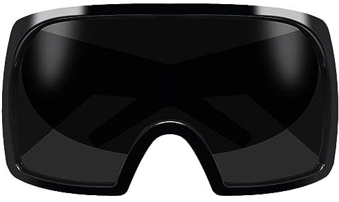 TYA Oversized Wrap Around Sunglasses for Women Men, Futuristic Rave Curved Lens Shades, Fashion Trendy Shield Sun Glasses