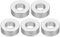 PATIKIL M8 Espaciadores de Aluminio, 5pcs Separador Redondo de Metal Espaciadores Metálicos de Aleación de Aluminio para 5/16 o M8 Tornillo Pernos, 8.2x16x6mm (ID*OD*Esp.)