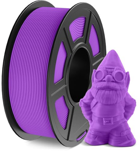 JAYO Matte PLA Filament 1.75mm, 3D Drucker Filament PLA Matte 1.1KG, Neatly Wound Filament, Maßgenauigkeit +/- 0.03 mm, 1.1 KG Spule(2.42 LBS), 363 Meters, PLA Matte Violett