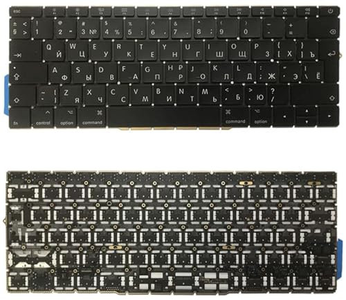 Tastiera di Sostituzione del Laptop Tastiera della Versione RU per MacBook PRO 13.3 Pollici A1708 2016-2017