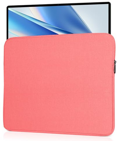 Ctemnpho 18.5 inch Portable Monitor Case, Storage Bag with Pocket Zipper for 18.5 inch Portable Monitor, Notebook Computer Gaming Display Protective Travel Bag (Pink)