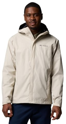 Columbia Men's Watertight II Waterproof Rain Jacket, Dark Stone, Small
