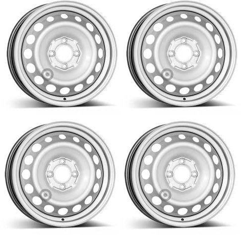 4x Alcar Stahlfelgen 4-4004 5.5Jx15 ET42 4x100 kompatibel mit Smart Forfour Fortwo