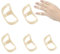 GADITIEK 5 Stück Fingerschiene, Fingerschutz Ovale Fingerschiene Kunststoff wasserdicht Mallet-Finger Splint für Schlegelfinge, Arthritis Finger, Fingergelenkschutz, Mallet-Fingerschiene (6,7,8,9,10)