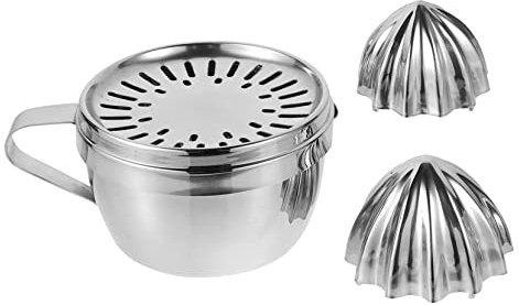 SHOWERORO Hand-zitruspresse Aus Edelstahl Multifunktions-zitronenpresse Manuell Zitruspresse Tragbar Für Haushalt Küche Praktisch Und Langlebig