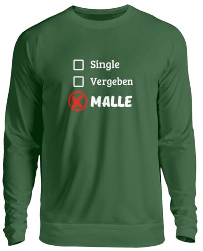 Maglione unisex, verde bottiglia, L