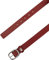 Tommy Jeans Damen Tjw Oval 3.0 Aw0Aw15836 Fester Gürtel, Red (Rustic Cherry), 100 cm