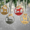 Personalised Christmas Pet Dog Animal Wooden Bauble, Christmas Tree Decoration, Handmade Bauble, Pet-Themed Ornaments