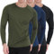 BOOMCOOL 3Pcs Long Sleeve Compression Shirts for Men Workout Clothes Gym T Shirt for Rash Guard Sports Undershirt Base Layer