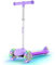 BremToy Patinete Niños 3 Años, Patinete Niños con Deck Luminosa y Ruedas LED de PU, Altura Regulable en 4 Niveles, Frenado Responsivo, Ligero, Patinete para Principiantes de 3 a 8 Años
