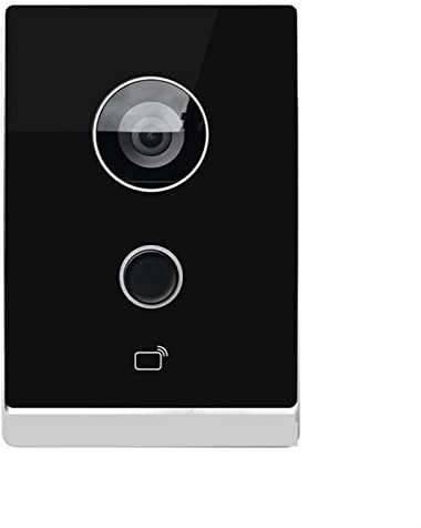 Camera, Multi-Language PoE IP Villa Doorbell Video Intercom Door Phone P2P Cloud Door Station Built-in Mic,Smart Home Devices(VTM09R Rain Cover) (1 No WiFi Version)