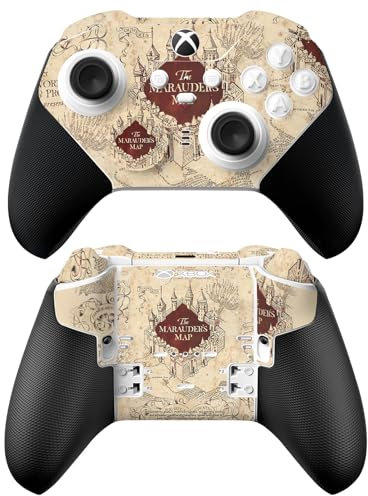 Head Case Designs Offizielle Harry Potter Die Karte des Marauders Grafiken Vinyl Haut Gaming Aufkleber Abziehbild Abdeckung kompatibel mit Xbox Series X & S Elite Wireless Controller Series 2