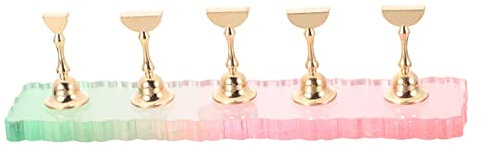 CANIGHT Fingernail Diy Nail Art Stand Set Acrylic Nail Display Stand Lightweight and Space-saving Design
