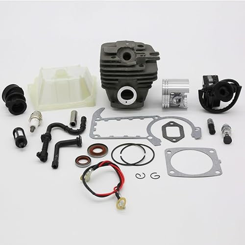 CHJYGMH Garden Tools Parts 47MM Cylinder Piston Ignition Coil Spark Plug Gasket Kit Fit For STIHL MS361 MS 361 Chainsaw Spare Parts Strong and durable