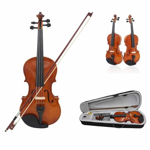 Violinen Professionelle Violine In Originalgröße Aus Naturholz Erzeugt Einen Schönen Und Melodischen Klang(1/4)