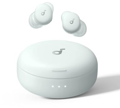 Soundcore Sleep A30 Auriculares para Dormir con cancelación de Ruido | Sistema adaptativo para bloquear ronquidos, comodidad al dormir de lado, hasta 45 h de reproducción