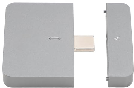 Vvikizy Boîtier SSD M.2 NVMe 2230, Alliage D'aluminium USB3.2 Gen2 Type C 10 Gbit/s, Boîtier de Disque SSD Externe Portable avec Conception Magnétique, pour iOS OS X, Ordi (256 Go)