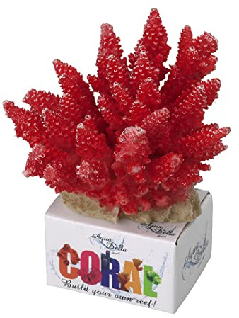 Aqua Della, Dekoration für Aquarium, Gesichtsbaum 1 14x12.5x19 cm, Ornament in Polyesterharz, ungiftigem und neutralem pH -Wert für frisches und gesalzenes Wasseraquarium,