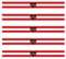 benobler 5 x Aufkleber ÖSTERREICH/Adler f. KFZ Auto Motorrad Boot Flagge Fahne Austria