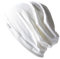 CHARM Herren Damen Beanie Baumwolle 100% Hut Sommer Kunstseide Dünn Licht Schweiß Weiß