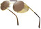 ANDOILT Steampunk Sonnenbrille Herren Damen Runde Retro Vitage Sonnenbrillen UV400 Schutz Metall Rahmen Gold Rahmen Braun Linse
