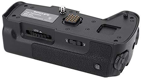 V BESTLIFE Battery Grip, Black 1/4inch Portable Camera Battery Grip with Artificial Leather for DMW BLC12 Battery for Panasonic Lumix G80 G85