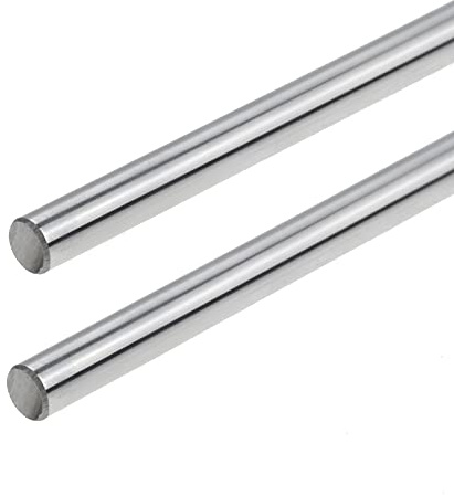 2Pcs 12mm x 500mm Linearwelle Gerade Rundstange 12mm Durchmesser Linearführung Horizontale Präzisionswelle Linearlager für 3D Drucker CNC
