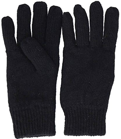 Antonio Herren Winter Fingerhandschuhe mit Thinsulate 3M Mixed Farbsortierung 00-schwarz