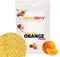 Freeze Dried Orange Pieces 100g - Crispy Dehydrated Peeled Orange Snacks - for Baking, Cake Decorations, Ice Cream Toppings, Jellies, Muesli, Cocktails, Drinks- Edible Citrus Fruit Oranges Cut Cubes