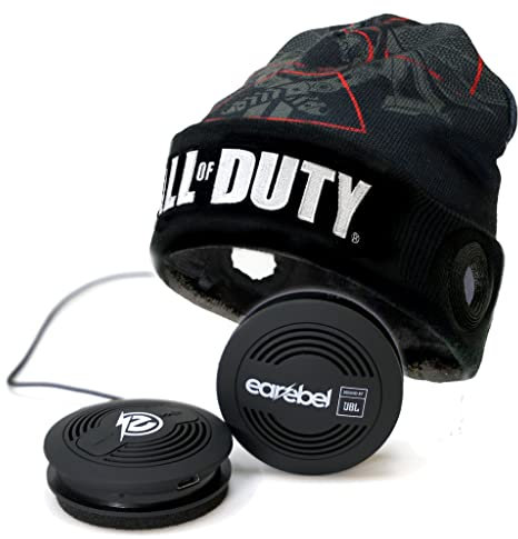 Earebel x Call of Duty Sound by JBL Bluetooth 5.0 On-Ear Kopfhörer mit Mikrofon - Style Dock Beanie mit Franchise Comp Bio Design - kompatibel zu Apple, Samsung UVM.