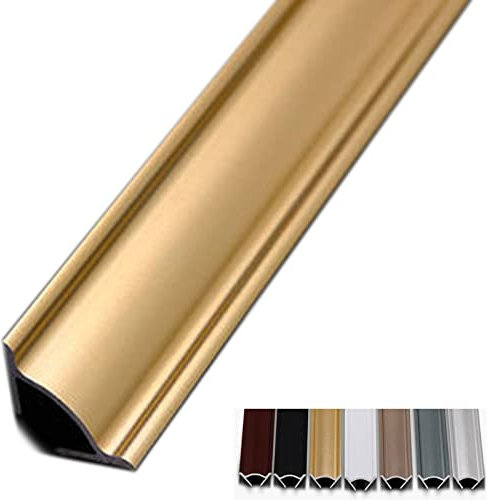 Kabelkanal Kabelschlauch Kabelmanagement Wand-Eckdraht-Concealer Hochleistungsmetall, Lackierbarer Anti-Kau-Kabelkanal Kabelabdeckung, Baby-/ Haustier-/ Kinderschutz, Außen/Eingang/Küche