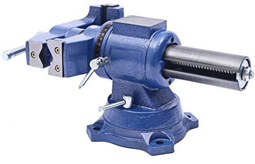DiLiBee Tischschraubstock 4 Zoll, Zwei-Achsen-Drehung 360°Drehbar Paralleler Schraubstock für EDM- und WEDM Werkzeugmaschinen 100mm