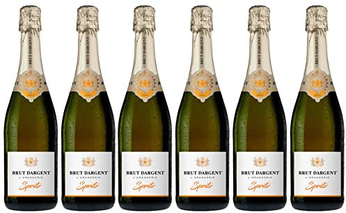 Brut Dargent L'Orangerie Spritz - Spritz prêt à déguster élaboré à partir de vin mousseux et d'une liqueur amère aux arômes naturels d'orange et d'herbes (6 x 0.75 L)