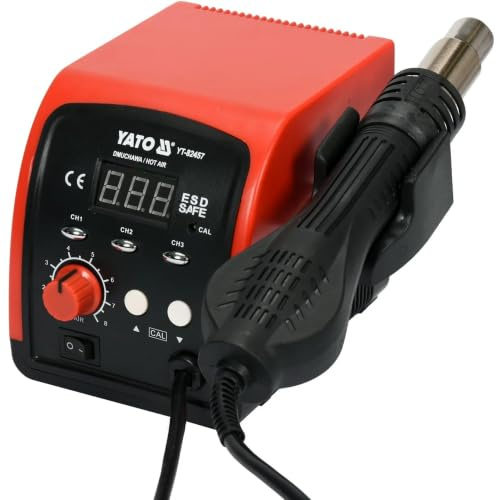 Yato Lutownicza Hot Air 750 W Z WYŚWIETLACZEM LED