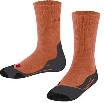 FALKE Unisex kinder Wandersocken TK2, Wolle, 1 Paar, Rosa (Melon 8151), 23-26