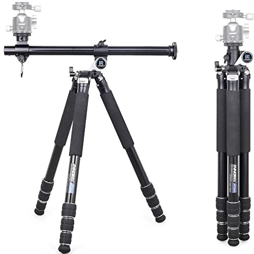 Aluminum Camera Horizontal Tripod-INNOREL HT284A with 360-Degree Rotatable Center Column for DSLR, Video, Camcorder, Travel, Cooking, Work, Versatile Shooting