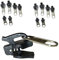 Generic 6 Stück Universal Instant Fix Zipper Repair Kit Ersatz Zip Slider Zähne Reißverschlüsse Practical and Deft