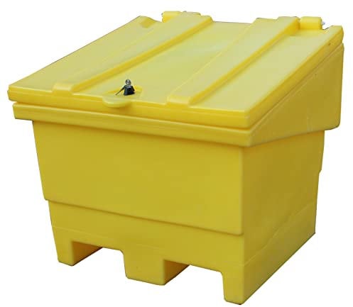 Premium 250ltr Rock Salt Grit Bin | Heavy Duty Weather Resistant Storage for Winter De-icing