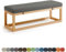 Lsjoaw Bankauflage Bankkissen Sitzauflage Sitzkissen Bank 150X40X3CM Stuhlkissen Bankpolster Schaukel mit abnehmbarem Bezug für Fensterbank Outdoor Gartenmöbel Terrasse Drinnen Sitz,Dark Grey