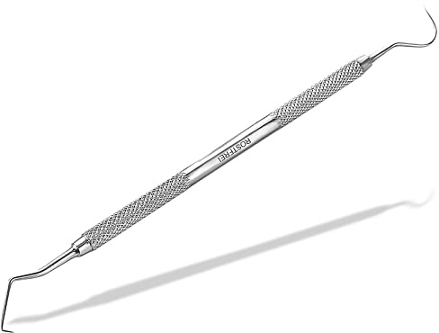 Zahnsteinentferner Hunde Zahnreiniger Spitz Rund Scaler Haustiere 17 cm | Kausnack-Alternative Edelstahl Rostfrei Zahnreinigung Zahnpflege Zahnsteinkratzer