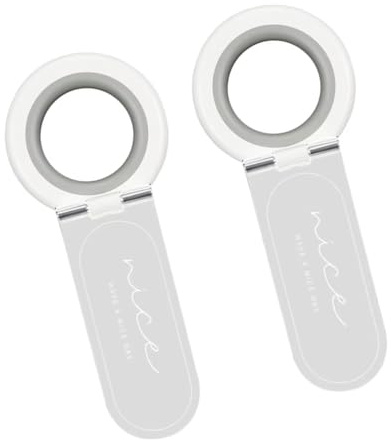 WC Deckel Heber 2er Set – Hygienischer Toilettensitz Griff ohne Bohren – Selbstklebender WC Sitz Öffner mit 3M Klebeband – Für mehr Hygiene im Bad (weiß)