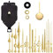 Lrtzizy Silent Pendel Quarz Uhr Bewegung Wand Teile Pendel Uhr Mechanismus Motor DIY Reparatur Teile