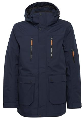NORTH BEND NBWan Herren Outdoorjacke wasserdicht winddicht atmungsaktiv Funktionsjacke mit Wassersäule 10000mm W-PRO Wetterschutzsystem, Größe:M, Farbe:Navy Blazer (2048)