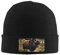 Mighty Highland Yak Herren Damen Strickmütze Drahtmütze Winter Warme Mütze Lose und Verdickte Geeignet für Zuhause und Outdoor-Aktivitäten Schwarz, Schwarz , One size