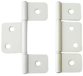 QCAA Solid Brass Surface Bolt, 3, Satin Nickel, 1750 Pack, Made in Taiwan