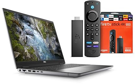 dell Precision 7670 UHD+ OLED Touchscreen Laptop with Fire TV Stick 4K Gen 2 Max Bundle – i5-12600HX, Nvidia Quadro RTX A3000 12GB, 1TB Gen 4 NVMe, 16GB DDR5, 3Yr Warranty, Windows 11 Pro (Renewed)