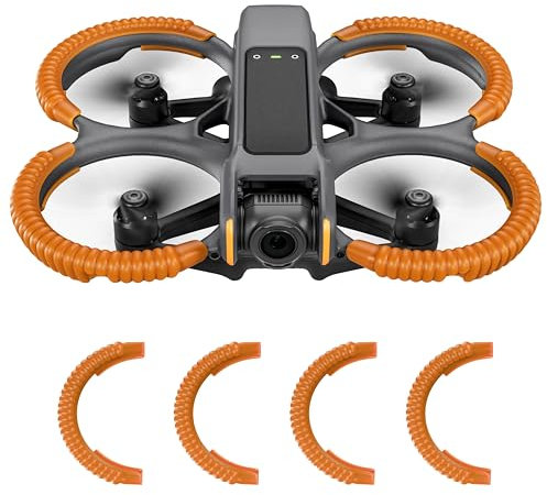 STARTRC Avata 2 Protezione dell'elica il drone per DJI Avata 2 Paraurti protettivo anti-collisione anti-protezione dell'elica per DJI Avata 2 Fly More Accessori Combo (arancione)