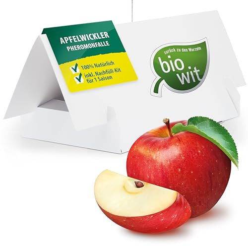 WITA Pheromonfalle [Bio Komplettset mit Pheromone Lockstoff] - FBM (Apfelwickler)