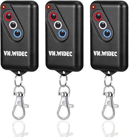 𝙐𝙥𝙜𝙧𝙖𝙙𝙚𝙙 3Pcs for Guardian Garage Door Remote Compatible with Guardian 2211 L 3 Button Garage Door Remote Transmitter 303MHz, 390MHz Dual Band Garage Door Remote Transmitter with Keychain